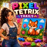 Pixel Tetrix Trails